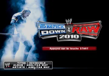 WWE SmackDown vs. Raw 2010 screen shot title